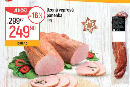 Panenka vepřová uzená Příbramská uzenina