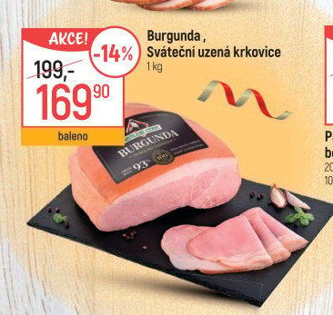 Šunka Burgunda Kostelecké uzeniny