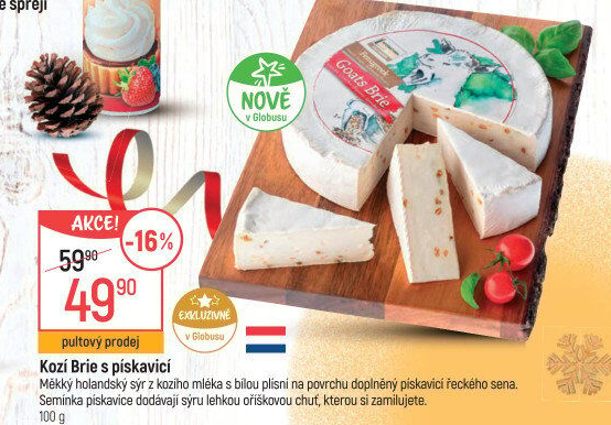 Sýr Brie kozí s pískavicí