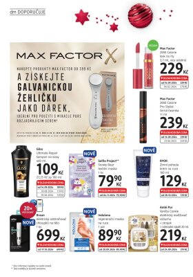 akční leták dm drogerie 28.11.2024-9.1.2025