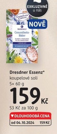 Dresdner Essenz koupelové soli 5x 60 g