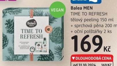 Dárková kazeta pánská Time to Refresh Men Balea