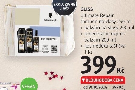 Dárková taška Ultimate Repair Gliss Schwarzkopf
