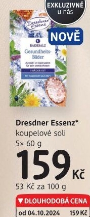 Sůl do koupele Dresdner Essenz
