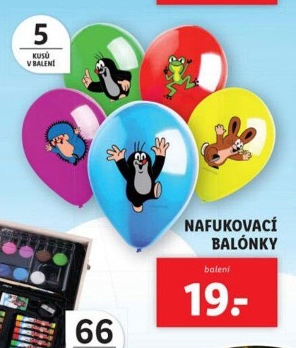 Nafukovací balónky