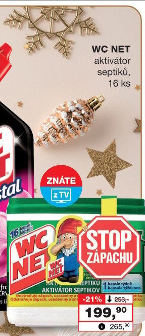 Aktivátor septiků biologický WC Net