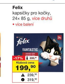 Kapsičky pro kočky Felix Purina