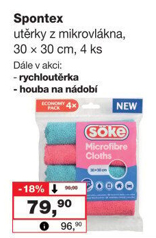 Mikroutěrka Microfibre Spontex