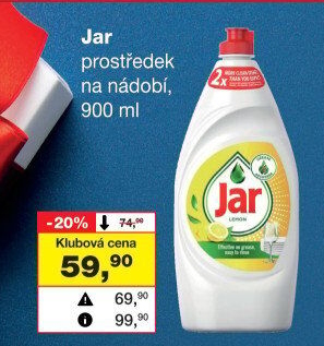 Prostředek na nádobí Jar