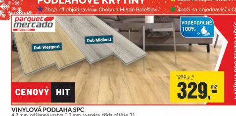 VINYLOVÁ PODLAHA SPC DUB WESTPORT