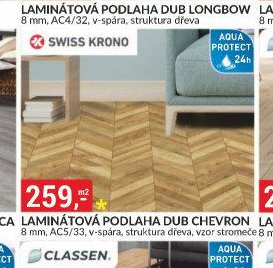 LAMINÁTOVÁ PODLAHA DUB CHEVRON