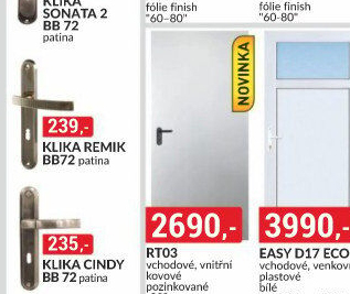 DVEŘE A KLIKY