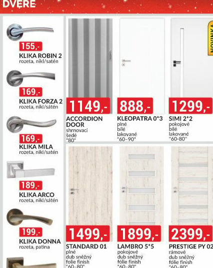 DVEŘE A KLIKY