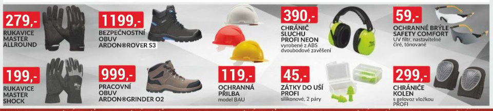 PRACOVNÍ OCHRANNÉ POMŮCKY