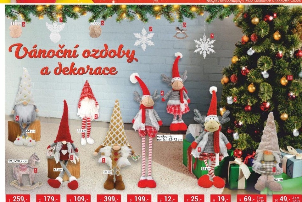 VÁNOČNÍ OZDOBY A DEKORACE