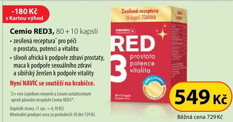Doplněk stravy Cemio RED3