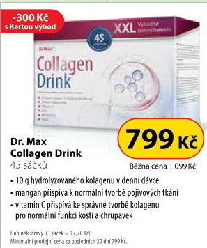 Doplněk stravy Collagen drink Dr.Max