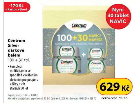 Doplněk stravy od A až po Železo Centrum - dárkové balení