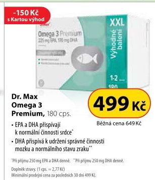 Doplněk stravy Omega 3 Premium Dr.Max
