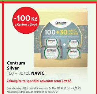 Doplněk stravy Silver Centrum - dárkové balení