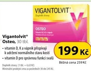 Doplněk stravy Vigantolvit Osteo