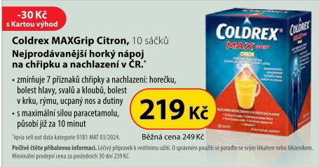 Horký nápoj MaxGrip Coldrex