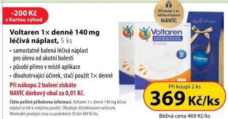 Náplasti léčivé Voltaren