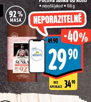 Poctivá šunka od kosti