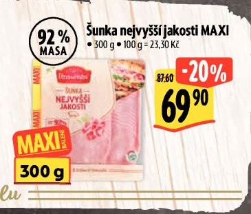 Šunka nejvyšší jakosti MAXI