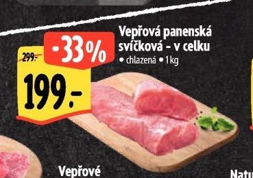 Vepřová panenská svíčková - v celku