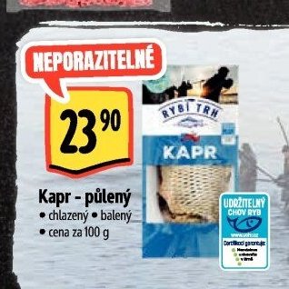 Kapr - půlený