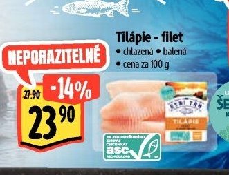 Tilápie - filet