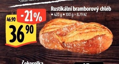 Rustikální bramborový chléb