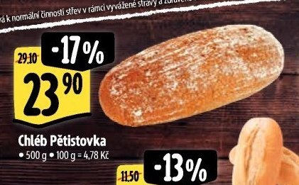 Chléb Pětistovka