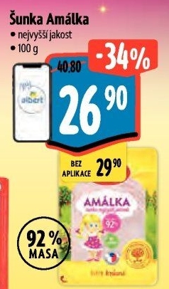 Šunka Amálka nejvyšší jakosti Krásno