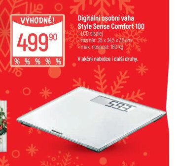 Digitální osobní váha Style Sense Comfort 100