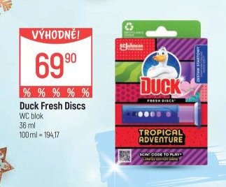 Duck Fresh Discs WC blok 36 ml