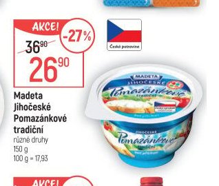 Madeta Jihočeské Pomazánkové
