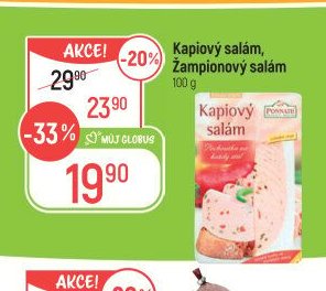 Kapiový salám, Žampionový salám