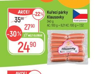 Kuřecí párky Klausovky