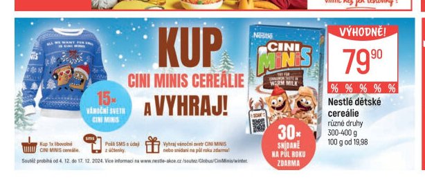 Nestlé dětské cereálie
