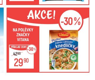 Vitana polévka s knedlíčky