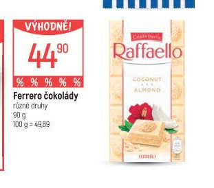 Ferrero čokolády (Raffaello)