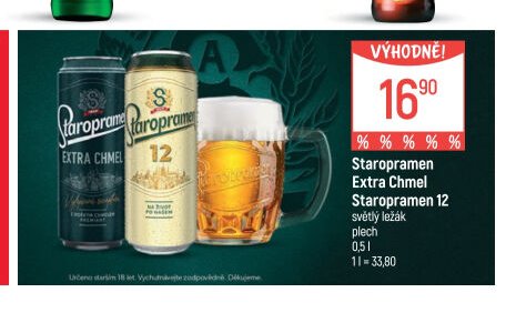 Staropramen Extra Chmel, Staropramen 12