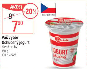 Jogurt krémový ochucený Váš Výběr