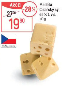 Sýr Císářský 45% Madeta