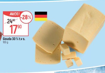 Sýr Gouda 30%