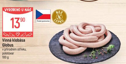 Vinná klobása Globus