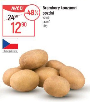 Brambory konzumní pozdní
