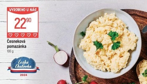 Česneková pomazánka Globus